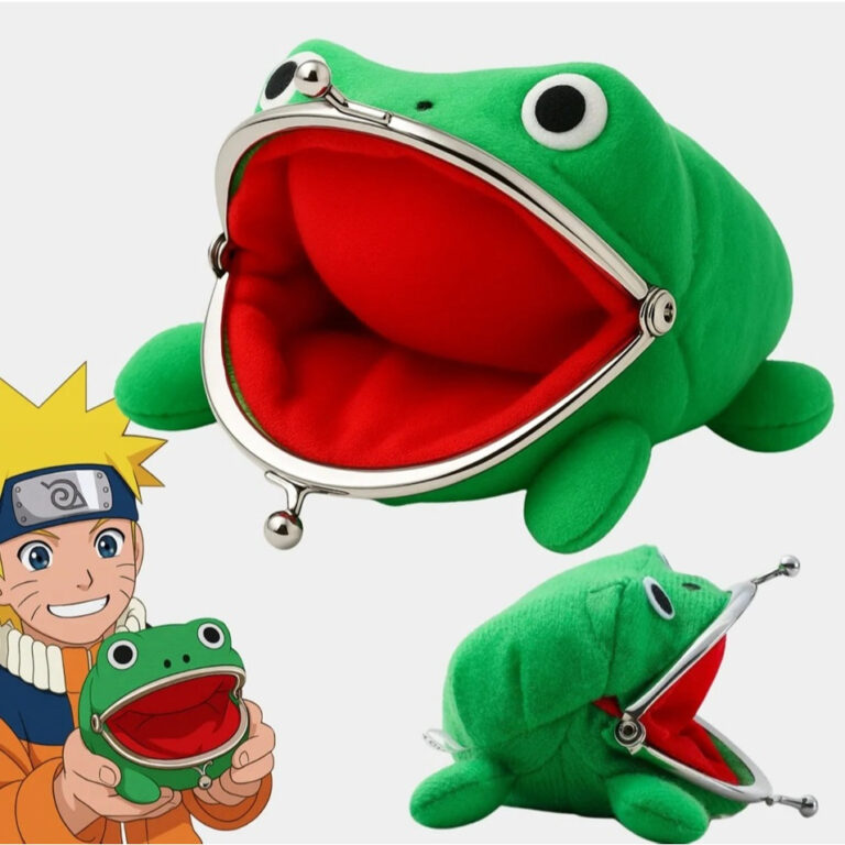 Carteira Porta Moedas Naruto Sapo de Pelúcia Anim