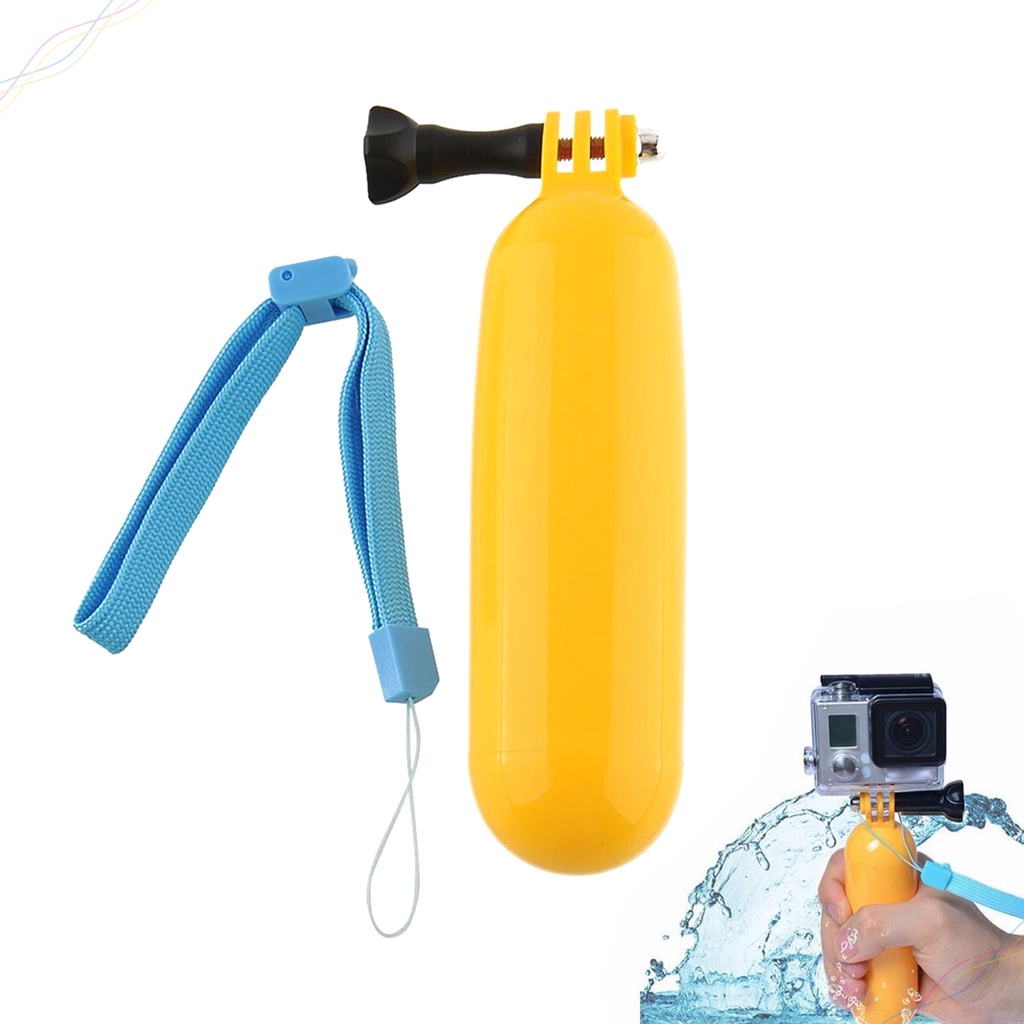 Bastão Flutuante Flutuador Com Alça E Parafuso Para Camera Esportiva Compativel Gopro
