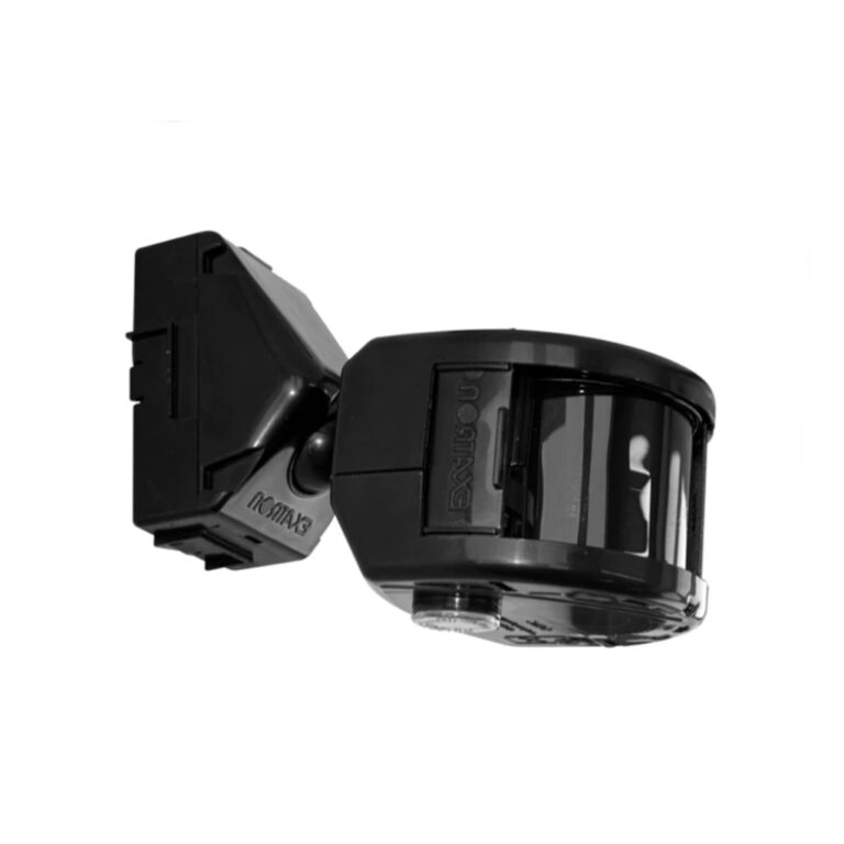 Sensor De Presença Frontal Externo Preto (180°) 