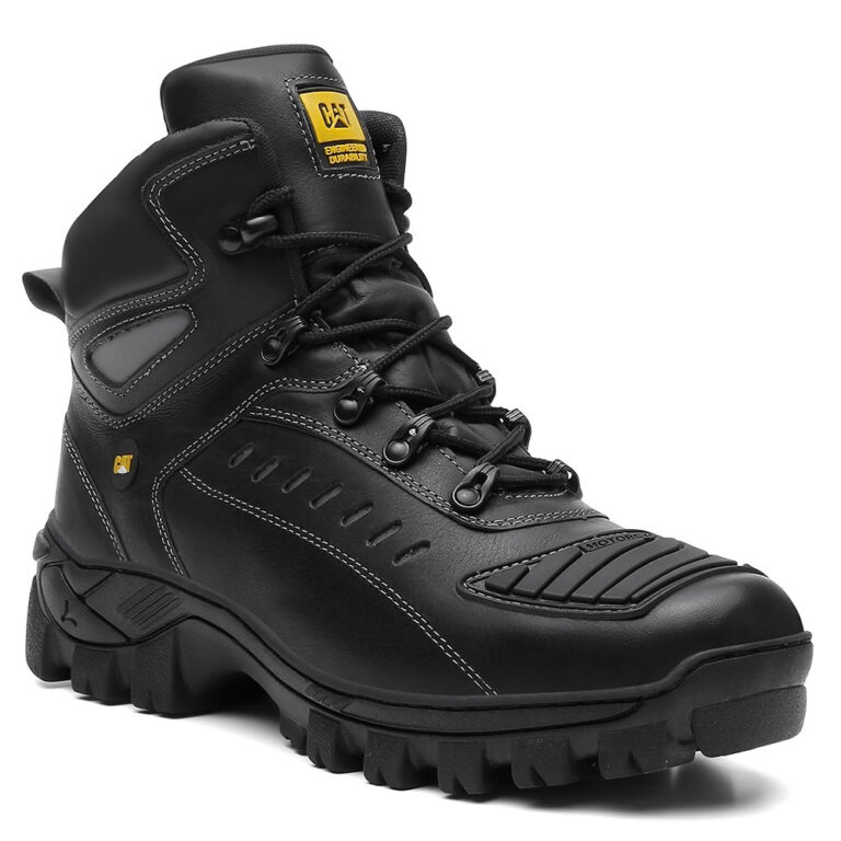 Bota Motociclista Em Couro Legitimo Palmilha Em Ge