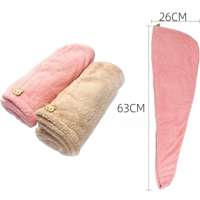 Toalha Grossa Mágica Para Cabelo Secar Rápido To