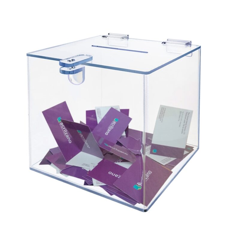Urna Multifuncional de Acrílico 15cm  Perfeita pa