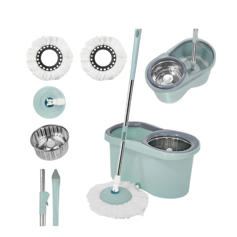 Mop Giratorio Cesto Inox 8 Litros + Refil Infiniti