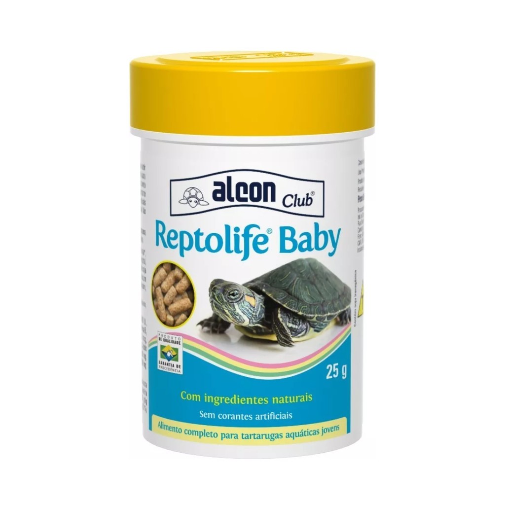Alcon Ração Para Tartaruga Tigre D Agua Filhote Reptolife Baby 25g