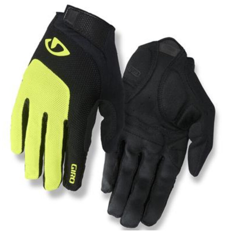 Luva Giro Bravo Gel Lf Preto/Amarelo Tamanho GG