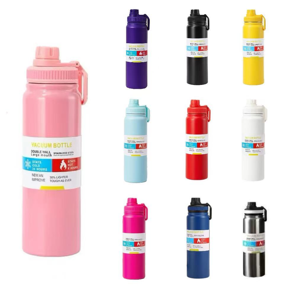 Garrafa Térmica 600ml/1000ml garrafa espacial Quente E Frio Com Isolamento Térmico De Grande Capacid