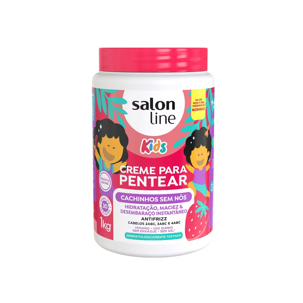 Creme Para Pentear Kids: Cachinhos sem Nós 1kg