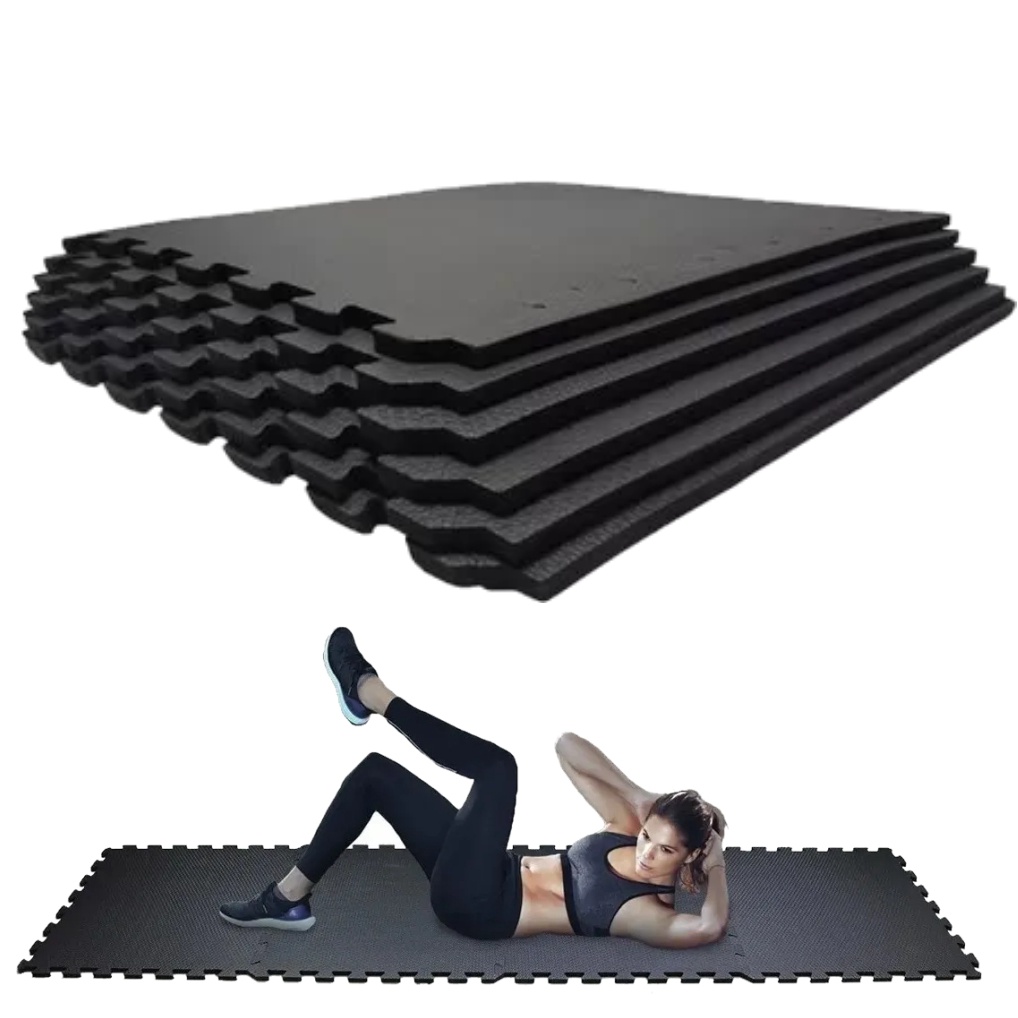 Tatame EVA Unid 100x100x1cm – One Life Sports® Amortecedor | Exercícios no solo