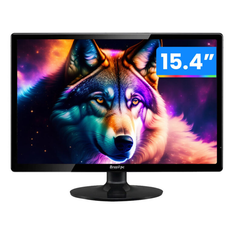 Monitor Led 15.4 Brazilpc 15bpc-kan Preto Widescre
