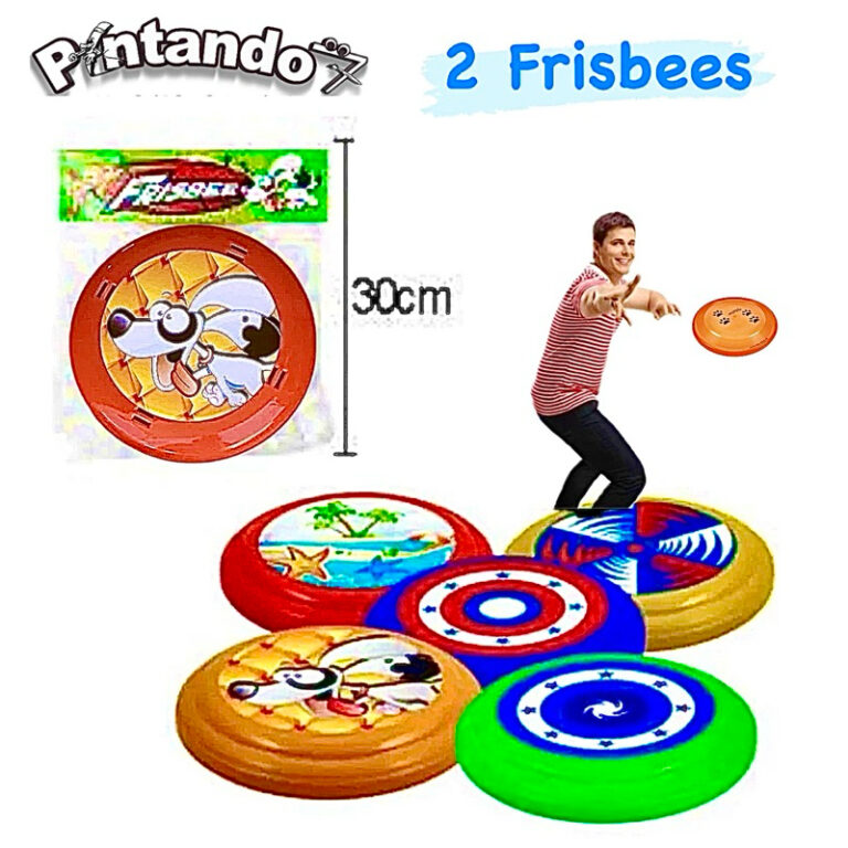 kit 2 Frisbees Disco de Arremesso Brinquedo para C