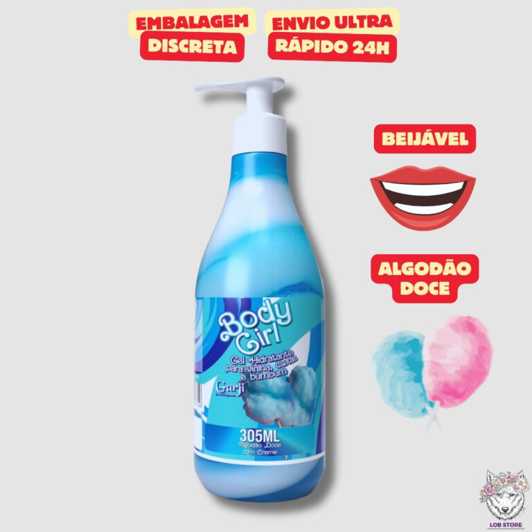 Body Girl Gel Creme Hidratante Beijável Virilha A