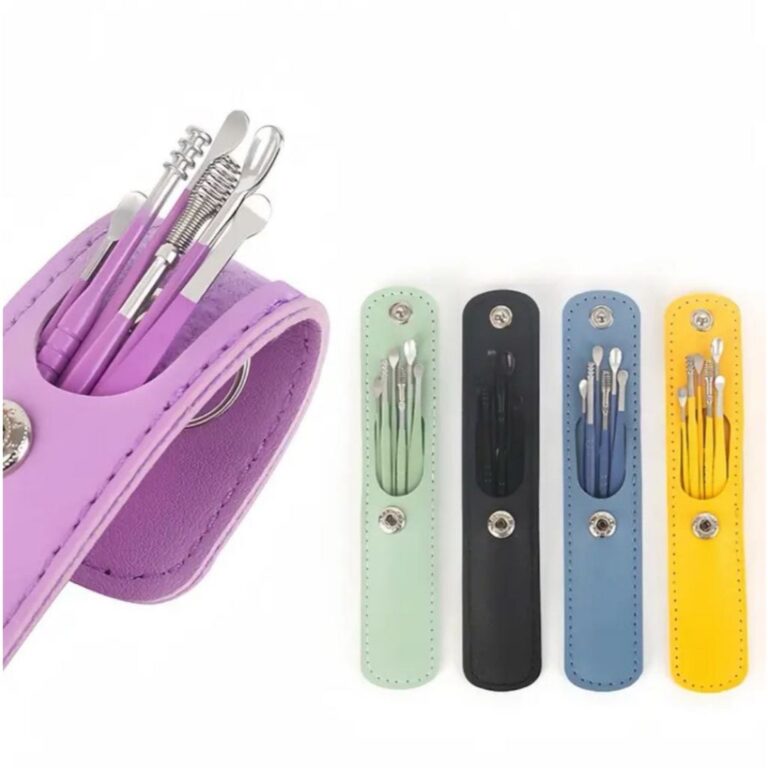 Kit 6 Peças Colher De Aço Inoxidável Portátil 