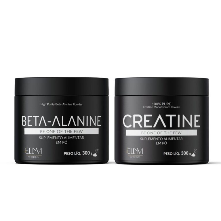 Kit Creatina 300g + Beta Alanina 300g ELLYM NUTRIT