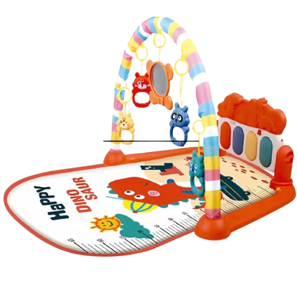 TAPETE DE ATIVIDADES BEBÊ MUSICAL PIANO REMOVÍVEL AJUDA NO SONO DIVERSÃO CORES VIBRANTES ALEGRE