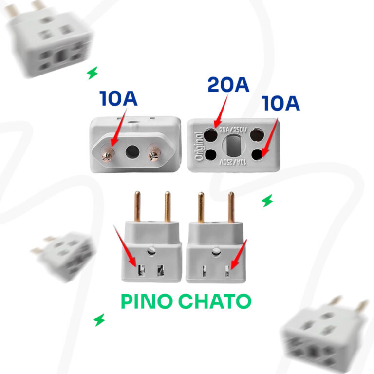 Kit Adaptador BOB Benjamin 20A 10A Bivolt Resisten