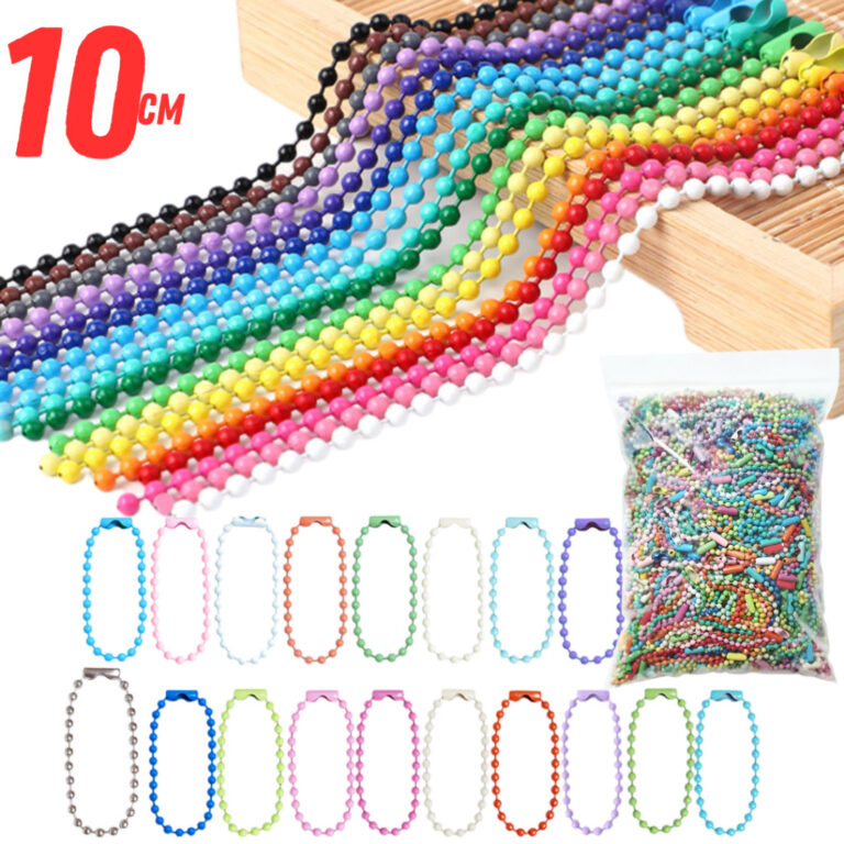 Conjunto 100pcs Corrente De Bolinha Com Canoa Prat