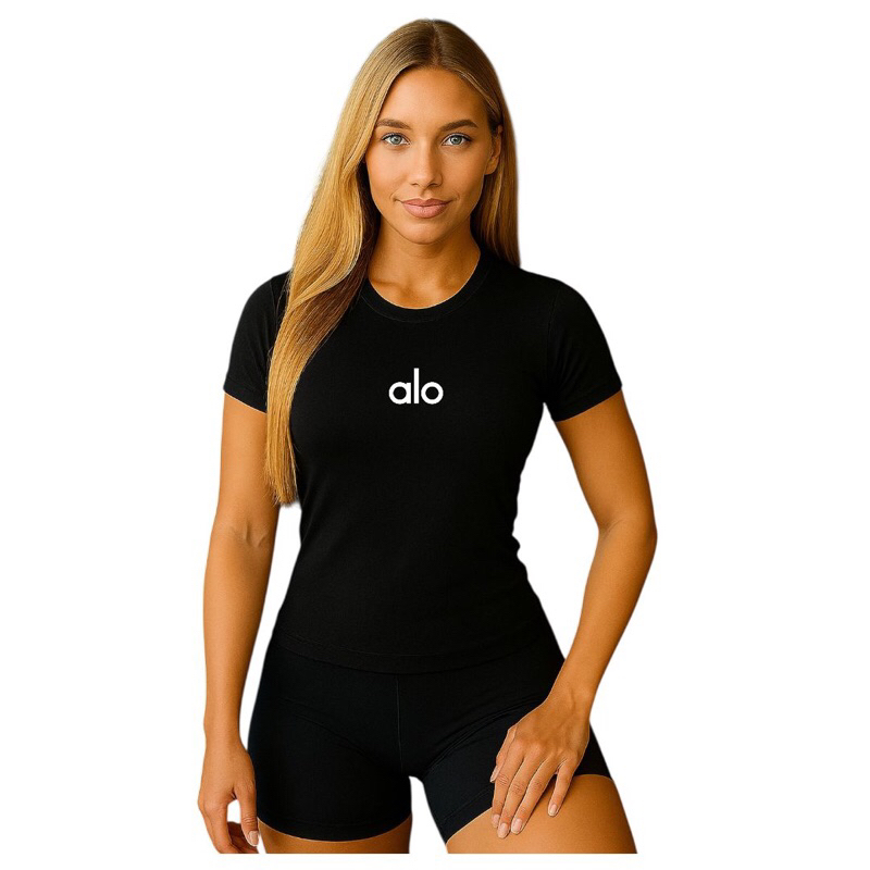 Camiseta DryFit Yoga Linha Premium Feminina Baby Look Academia Gym Yoga Caimento Perfeito Entrega Im