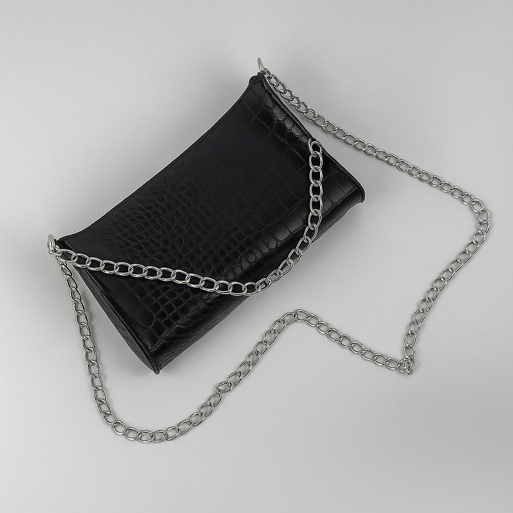 Bolsa Feminina Duas Correntes estilo Blogueirinha inspiração Zadig baladinha Festa Moda Tiktok