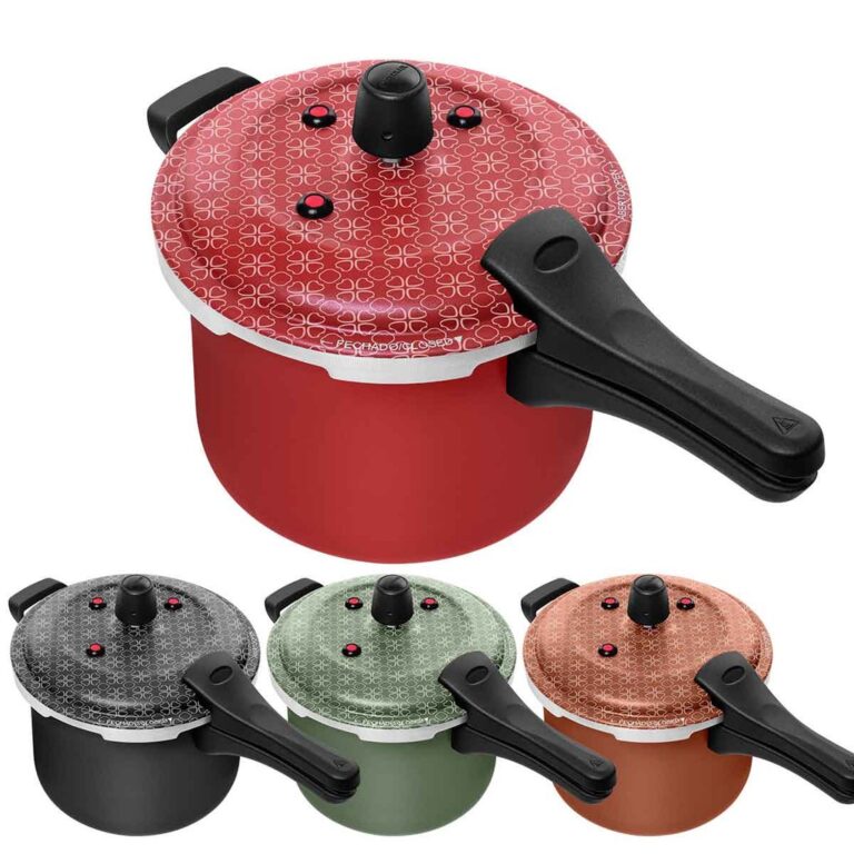 Panela De Pressão Antiaderente Fecho Externo 5 Li