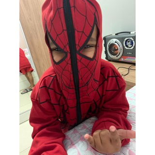 Blusa de frio Homem Aranha / casaco infantil com c
