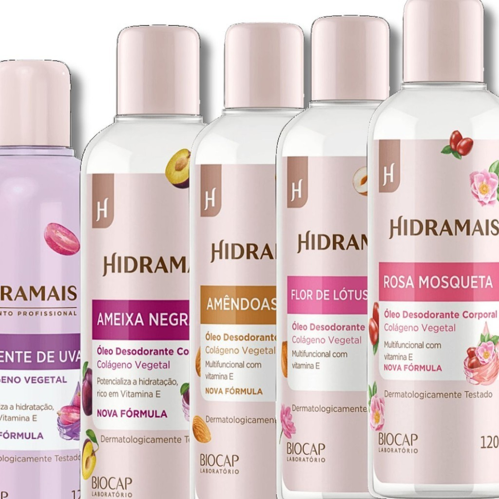 Óleo Corporal com Antioxidantes, Rosa Mosqueta Hidramais | 120ml | Tratamento Profissional