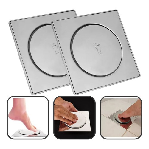 Kit 2x Ralo Inteligente Click Pop Up 15×15 Oc