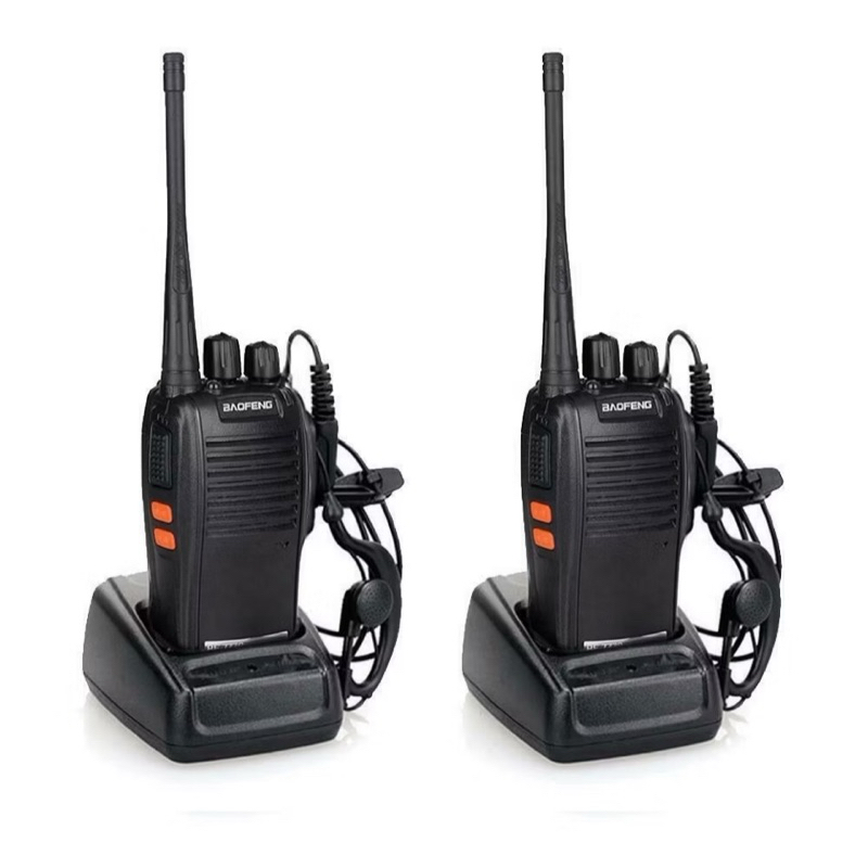 Kit 2 rádios comunicador baofeng Alcance 12 Km 16 Canal BF 777S Profissional recarregável rádio segu