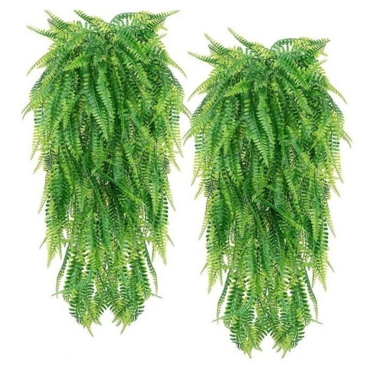 kit 2 Samambaia Artificial 75cm Pendurada Verde to