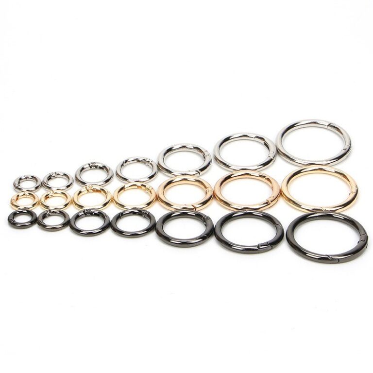 10 Argolas Premium articulada mosquetão para bols