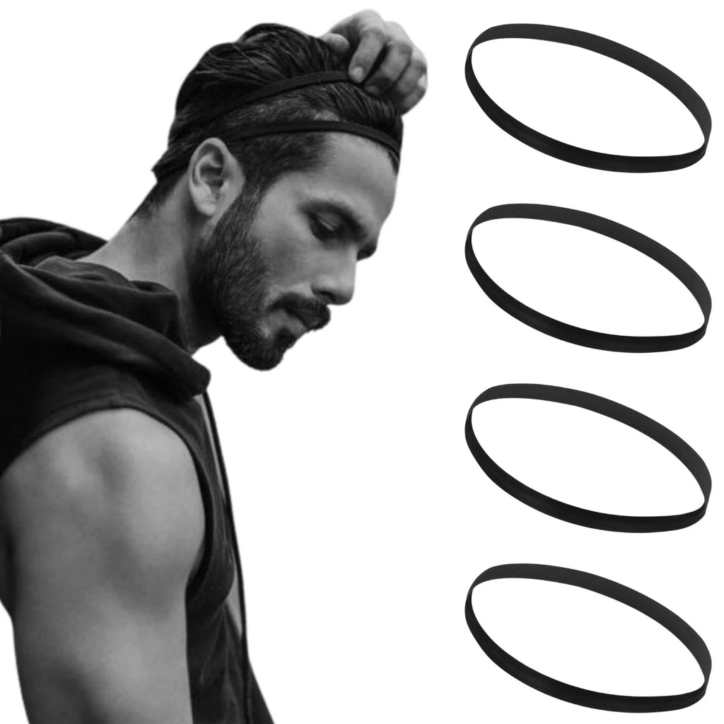 Kit 6 peças de faixa elástica para esportes e fitnessfaixas elásticas para mulheres e homens, academ