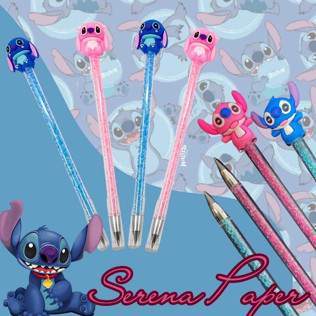 LÁPIS INFINITO CRISTAL STITCH / PAPELARIA FOFA KAWAII