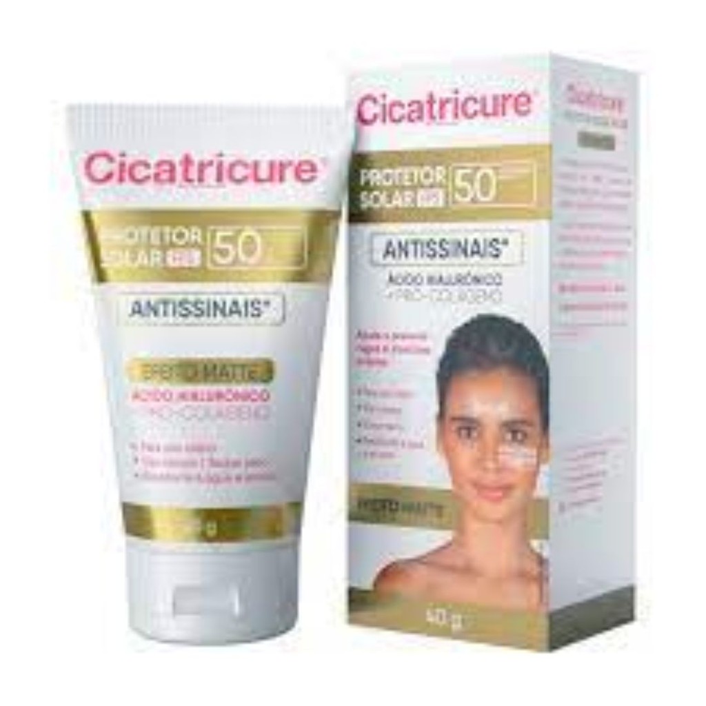 Protetor antissinais fps 50 efeito matte com 40g Cicatricure