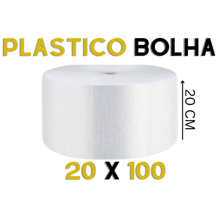 Plástico Bolha 20×100 – Embalagem Prot