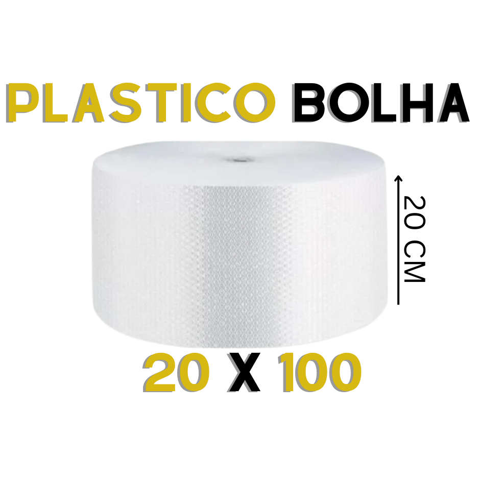 Plástico Bolha 20×100 – Embalagem Proteção Ideal E-COMMERCE Mudança –AFF