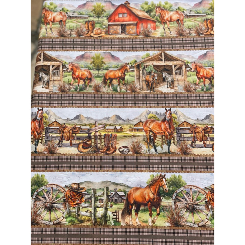 TEE 177 Barras Vida de Cawboy (0,50 cm X 1,50 cm)