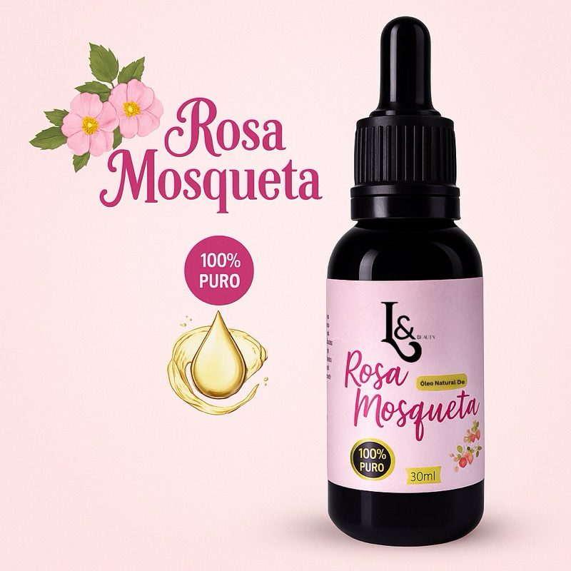 Óleo Rosa De Mosqueta 100% PURO LEBeauty 30ml