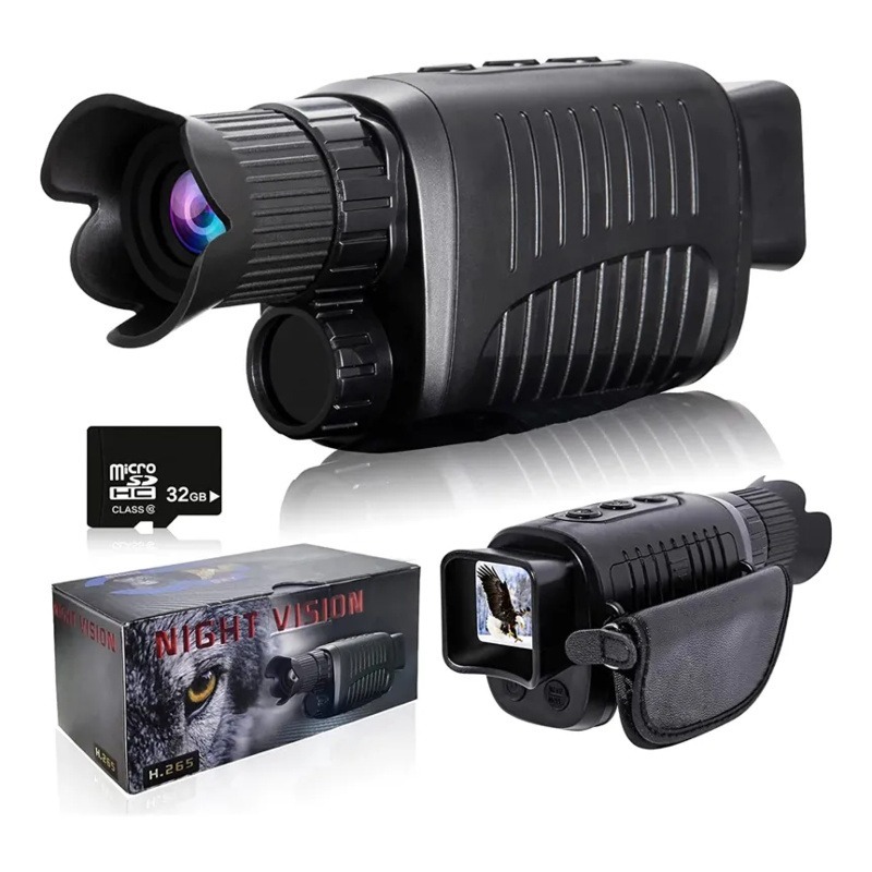 10X Monóculo Noturno Infravermelho Com 800 M De Alcance Monoculo Visão Noturna HD Dispositivo Dual U