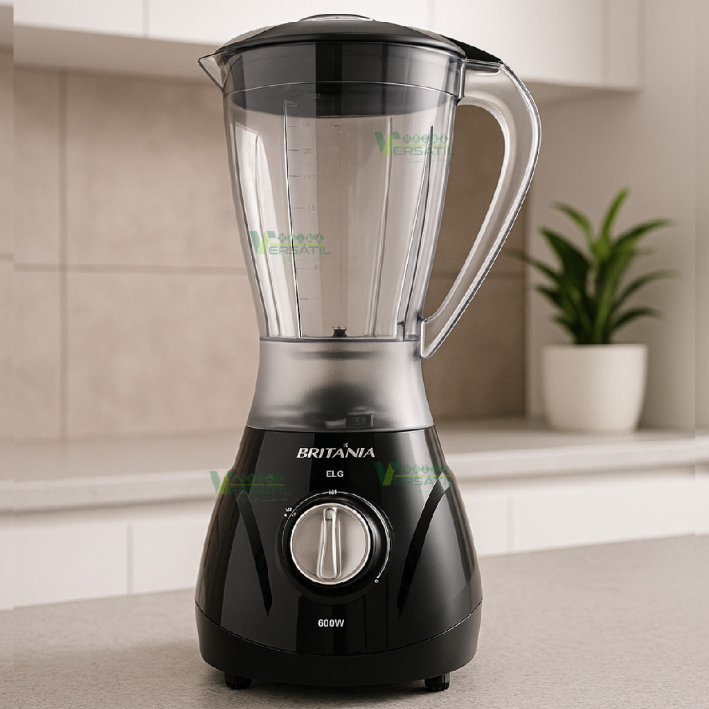 Liquidificador Britânia 220v Diamante Black 2,1 Litros 600W 2100ml Copo em Plástico Luxo Garantia 4