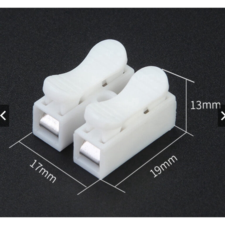 kit 10 Conector de Pressão 2 via para fios duplo 