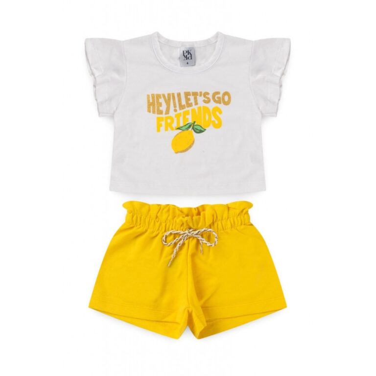 Conjunto Infantil Feminino Lets Go Friends