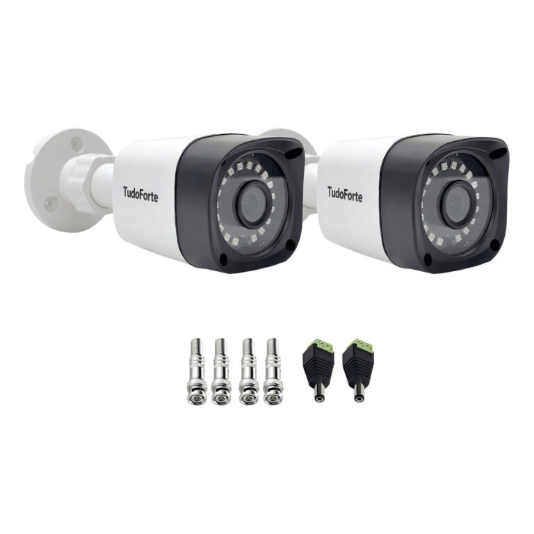Kit 2 Câmeras Tudo Forte Bullet Full HD 1080p, Le