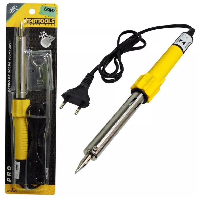 Ferro De Solda 60W 220V Elétrico Com Suporte Prof