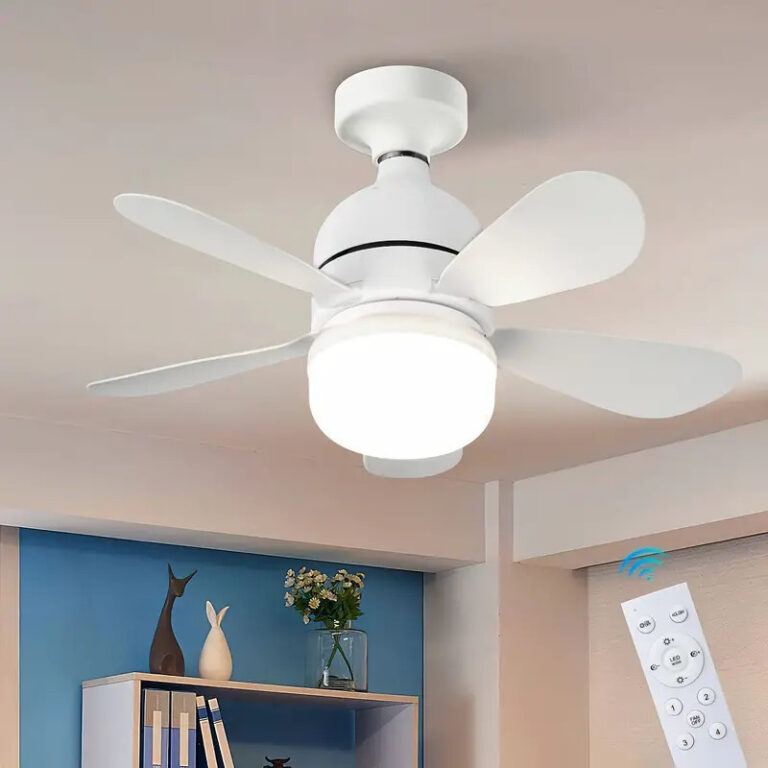 Ventilador de teto Com Luz para Pequenos Espaços 