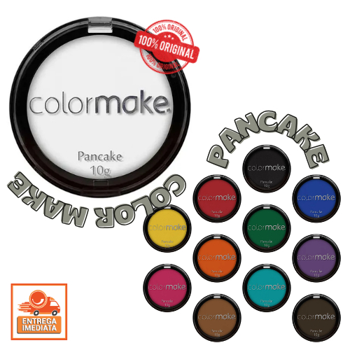 Kit ou Unidade Maquiagem Pancake branco 10g e/ou S