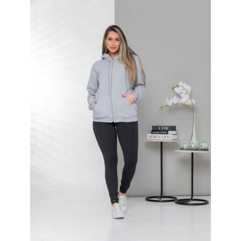 Casaco Moleton De Frio Moda Feminina Flanelado Cap