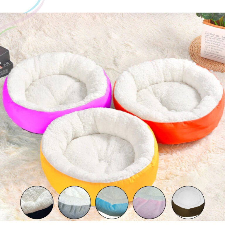 Caminha Redonda Pets Sherpa para Cães e Gatos Mac