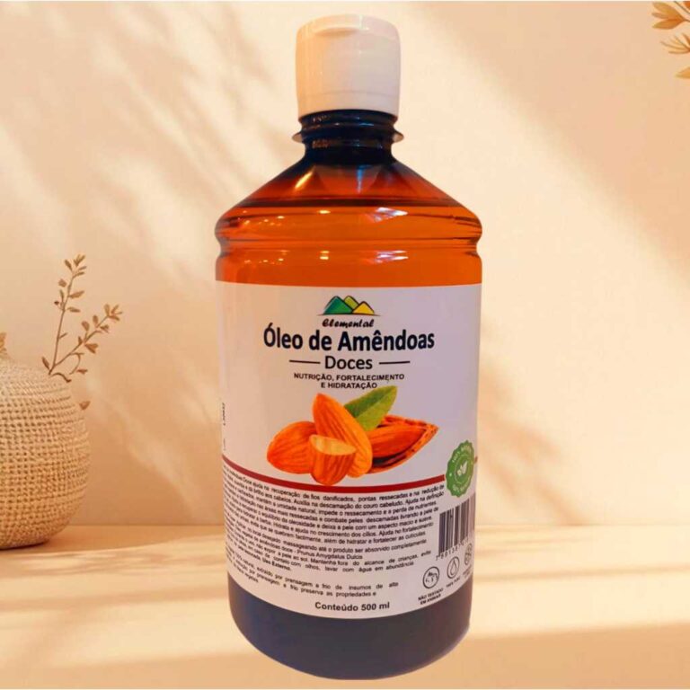 Óleo de Amêndoas Doces 500ml Prensado a Frio