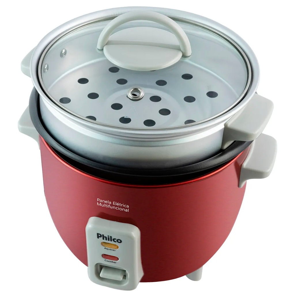 Panela Elétrica Philco Multifuncional 3 Xícaras PPA3V arroz, legumes e outros