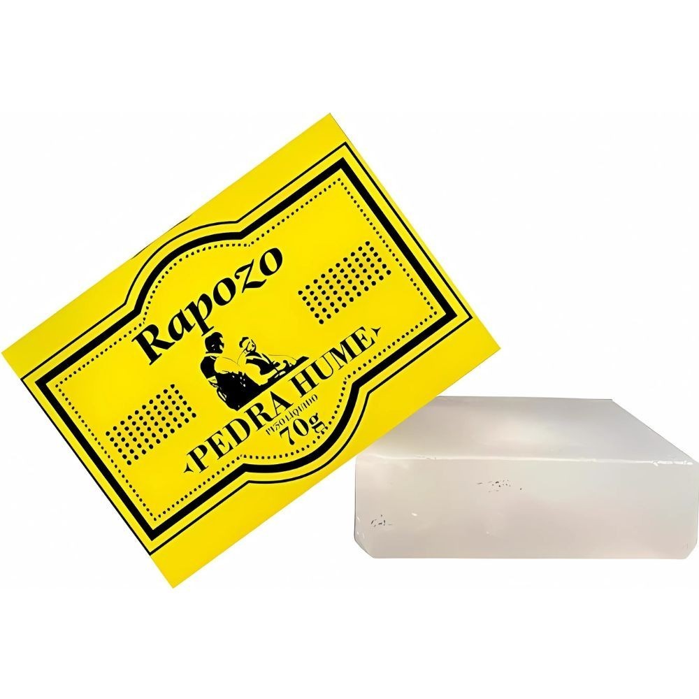 Pedra Hume Tradicional Rapozo Tablete 70g Original – Envio Imediato