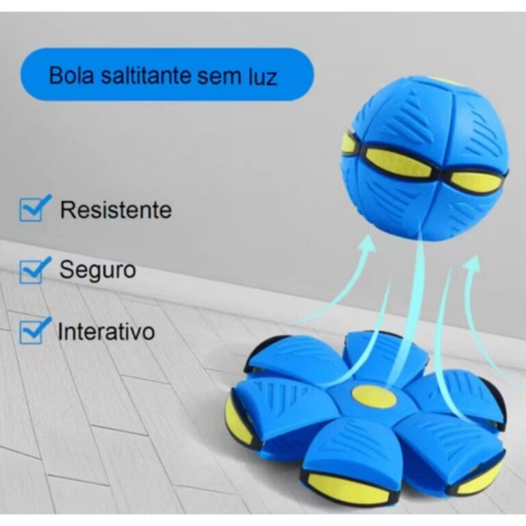 Brinquedo Bola Magica Flutuante Disco Voador Ar Li